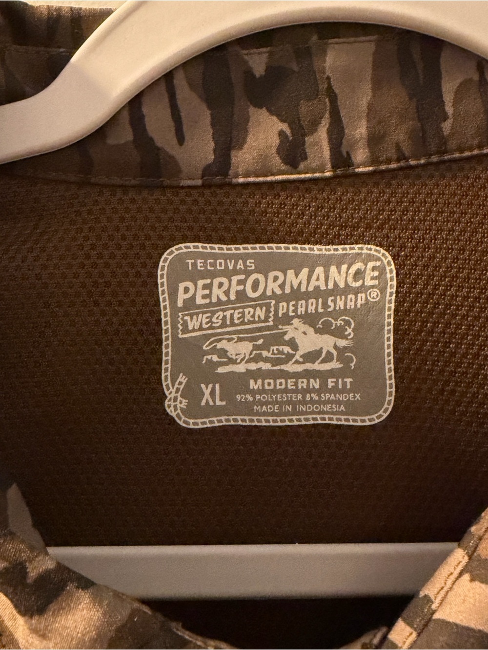 Tecovas X mossy oak performance western short sleeve. men’s X-Large - Picture 3 of 3